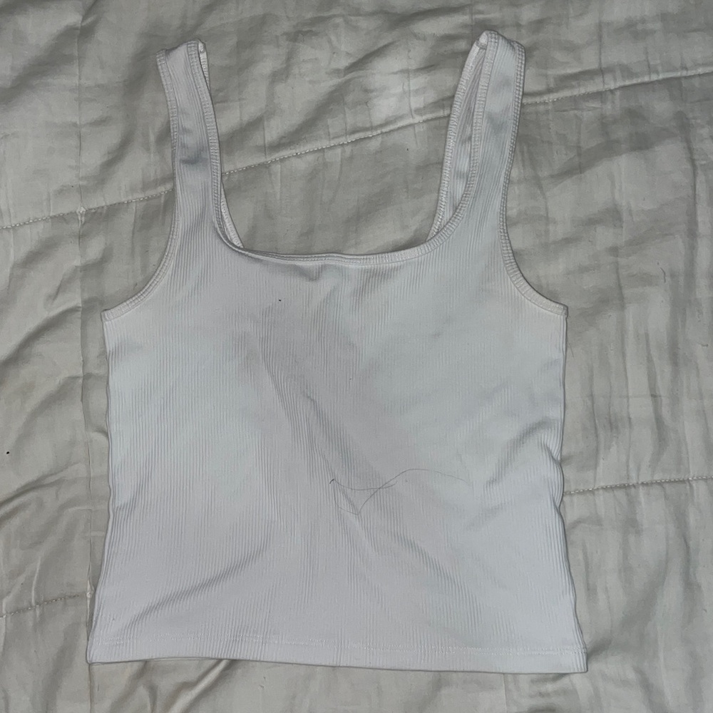 Abercrombie & Fitch white tank top